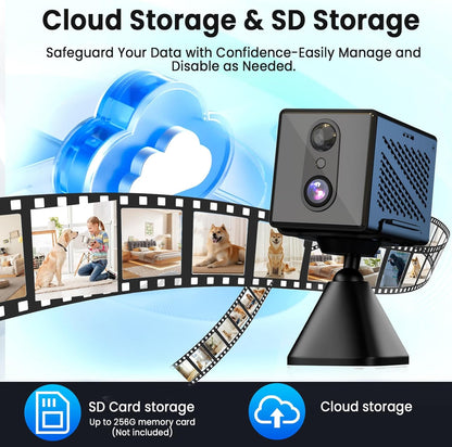 2025 Upgraded 4K Security Camera, 5Ghz Wifi Indoor Camera, Home Security Camera