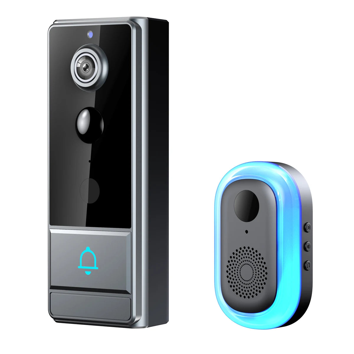 Wireless Smart Video Doorbell, 960P HD Video Doorbell Camera, Home Security Wifi Doorbell Camera, PIR Motion Doorbell