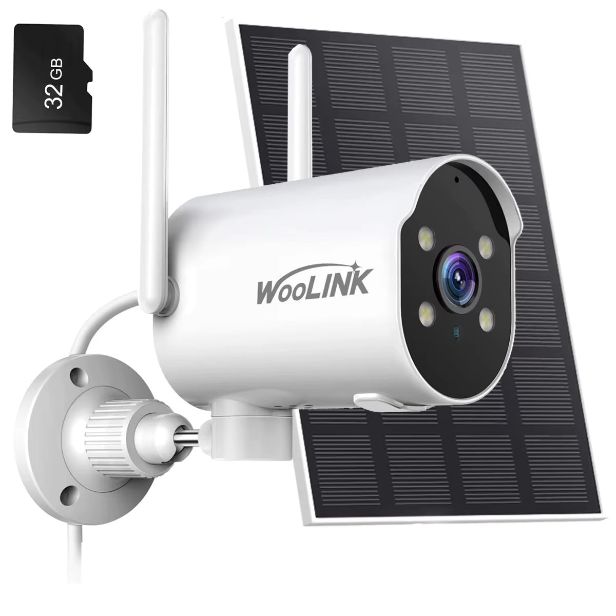 Solar Camera 2K Wireless Wifi Security Camera 2.4G Battery Solar Security Camera Floodlight Color Night Vision Alarming